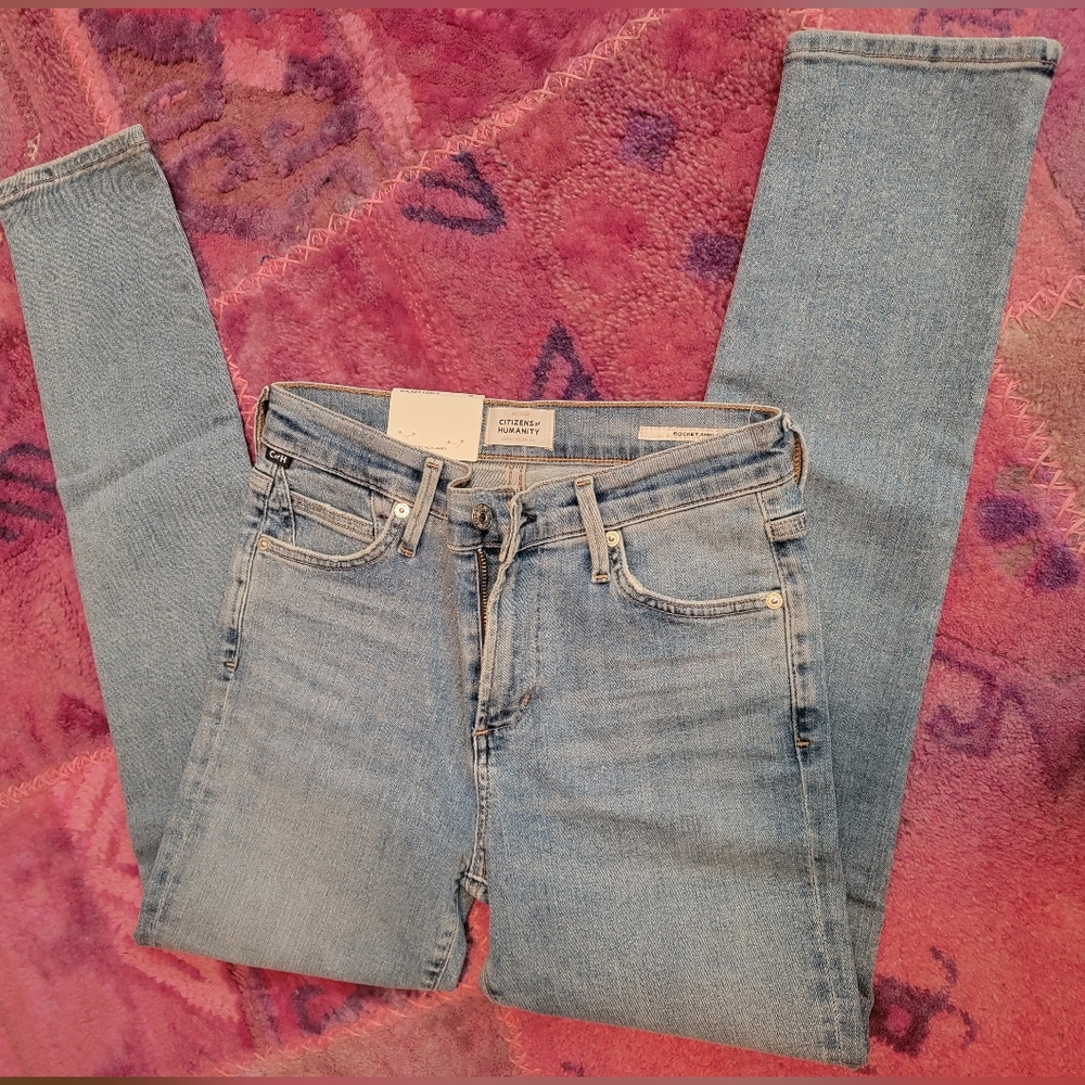 Citizens of Humanity, midrise skinny, rocket ankle, size 26